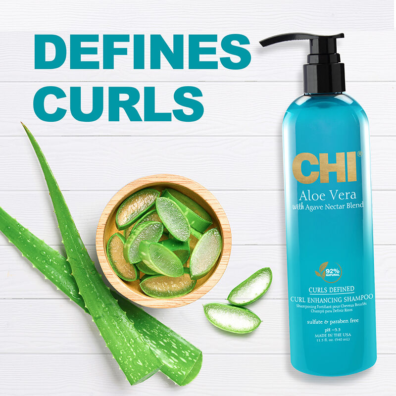 CHI Aloe Vera Curl Enhancing Shampoo 11.5 oz | CHI Hair